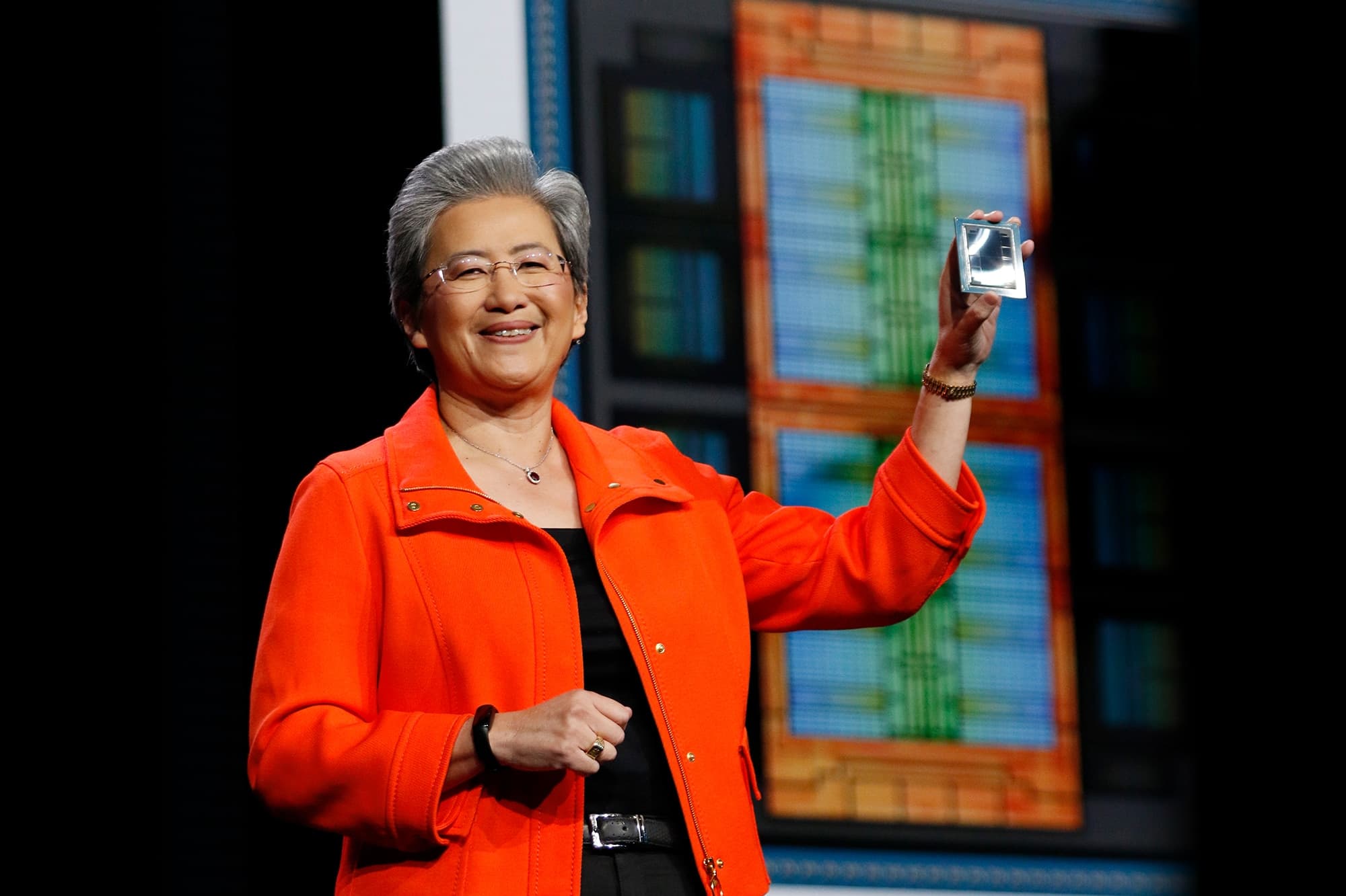 AMD CEO Lisa Su presenting at CES 2026
