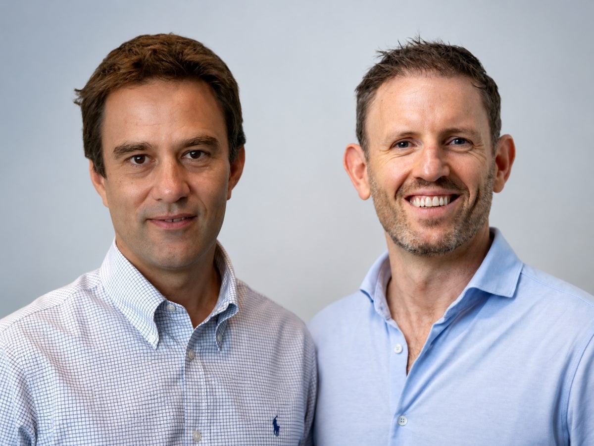 Omilia executives Dimitris Vassos and Oliver Thomas